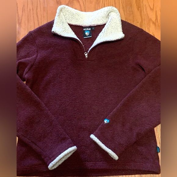 Women’s Small KUHL 1/4 Zip Alfpaca Fleece Sweater Mid Layer - Picture 4 of 16